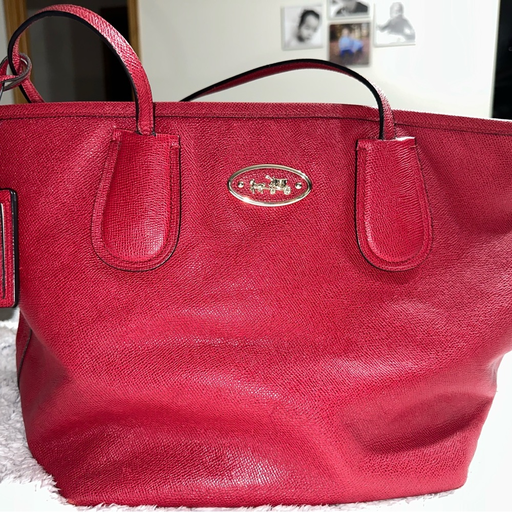 Coach Taxi Zip Top Shoulder Bag